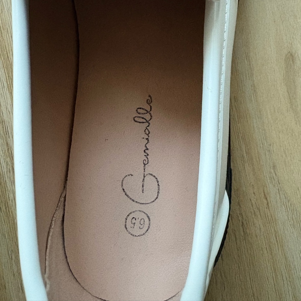 Gemialle - Women’s Platform Slip on Penny Loafers - Size 6.5 - Black & White - Picture 9 of 9